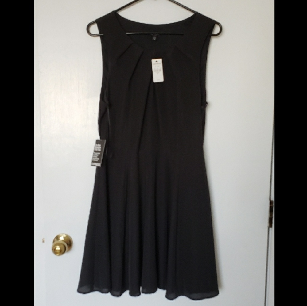 NWT Black Express Skater Dress